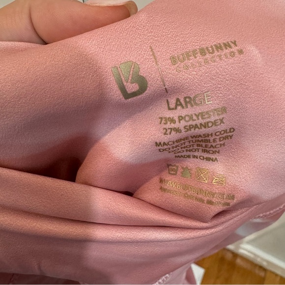 Buffbunny Rebel Legging - Rose Quartz - Size Large - NWOT - Picture 8 of 8